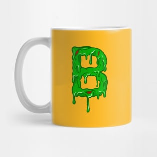 Alphabet B in Zombie Style Mug